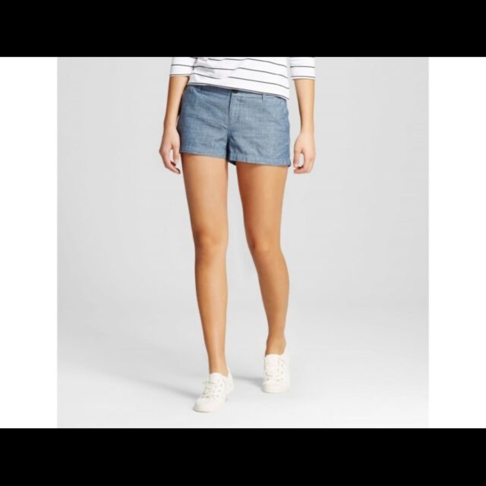 Merona Chambray Chino Shorts